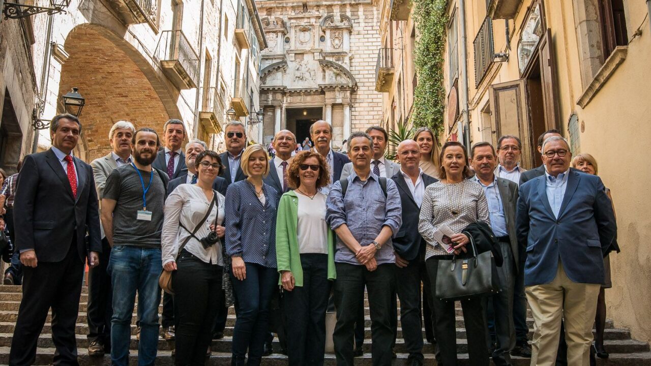 Membres de l'ACES durant Temps de Flors Girona '17_Clínica Bofill