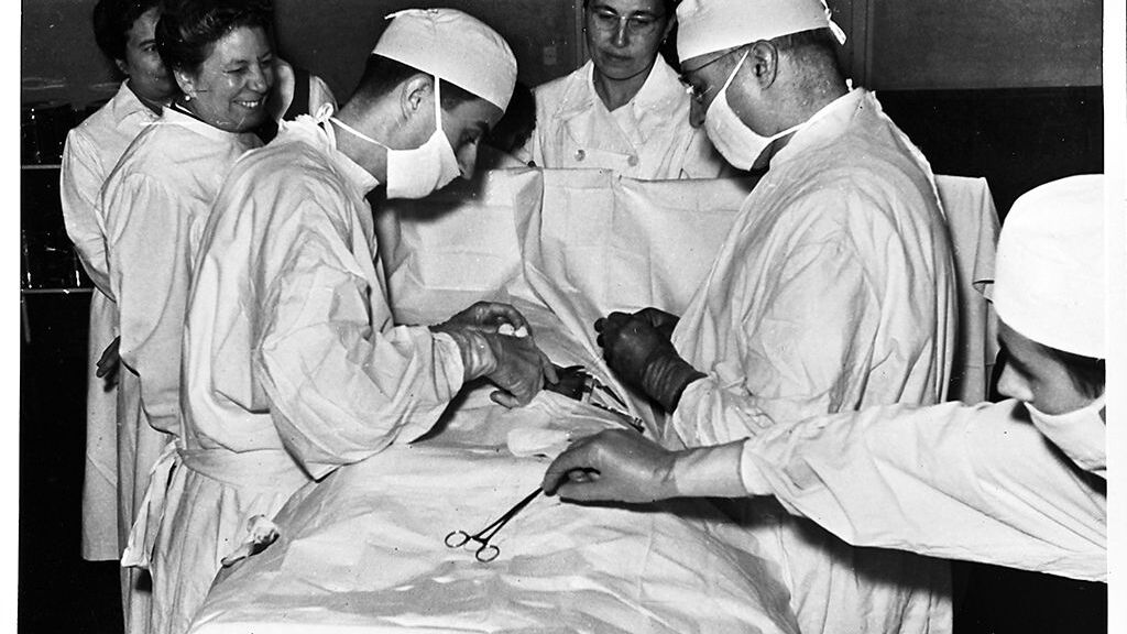 Intervenció quirúrgica 1957_Clínica Bofill